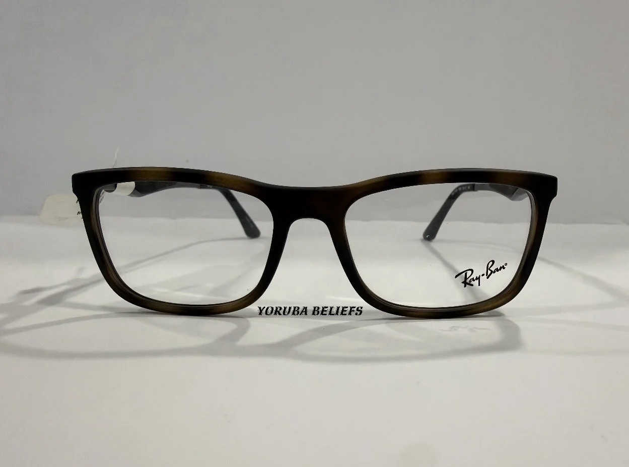 Ray-Ban RB 5228 Eyeglass Frames Black 2000EX 53mm Optical Clear Demo Lenses 3