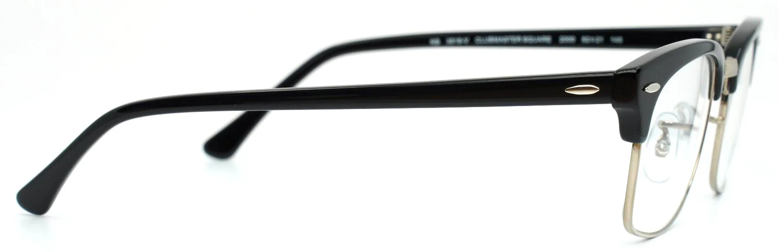 RAY BAN RB3916-V 2000 Mens Black Square Clubmaster Eyeglasses 52-21-145 B:38 4