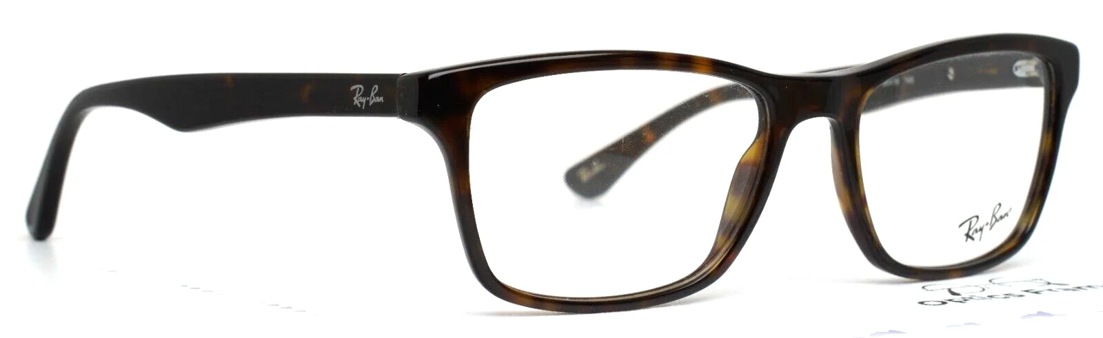 RAY BAN RB5279F 2012 Dark Havana Mens Rectangle Eyeglasses 55-18-145 B:38 3