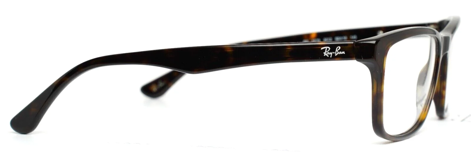 RAY BAN RB5279F 2012 Dark Havana Mens Rectangle Eyeglasses 55-18-145 B:38 4