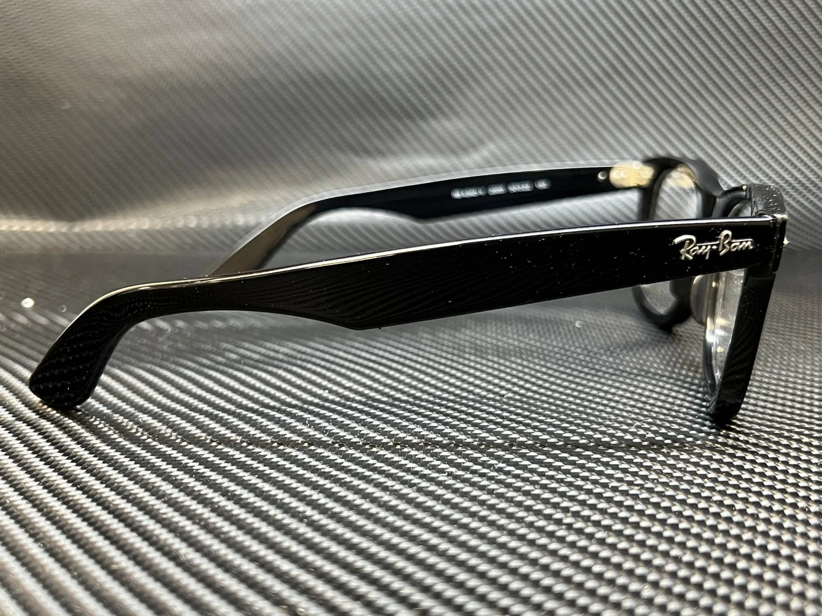 RAY BAN RX4340V 2000 Black Square 50 mm Unisex Eyeglasses 2
