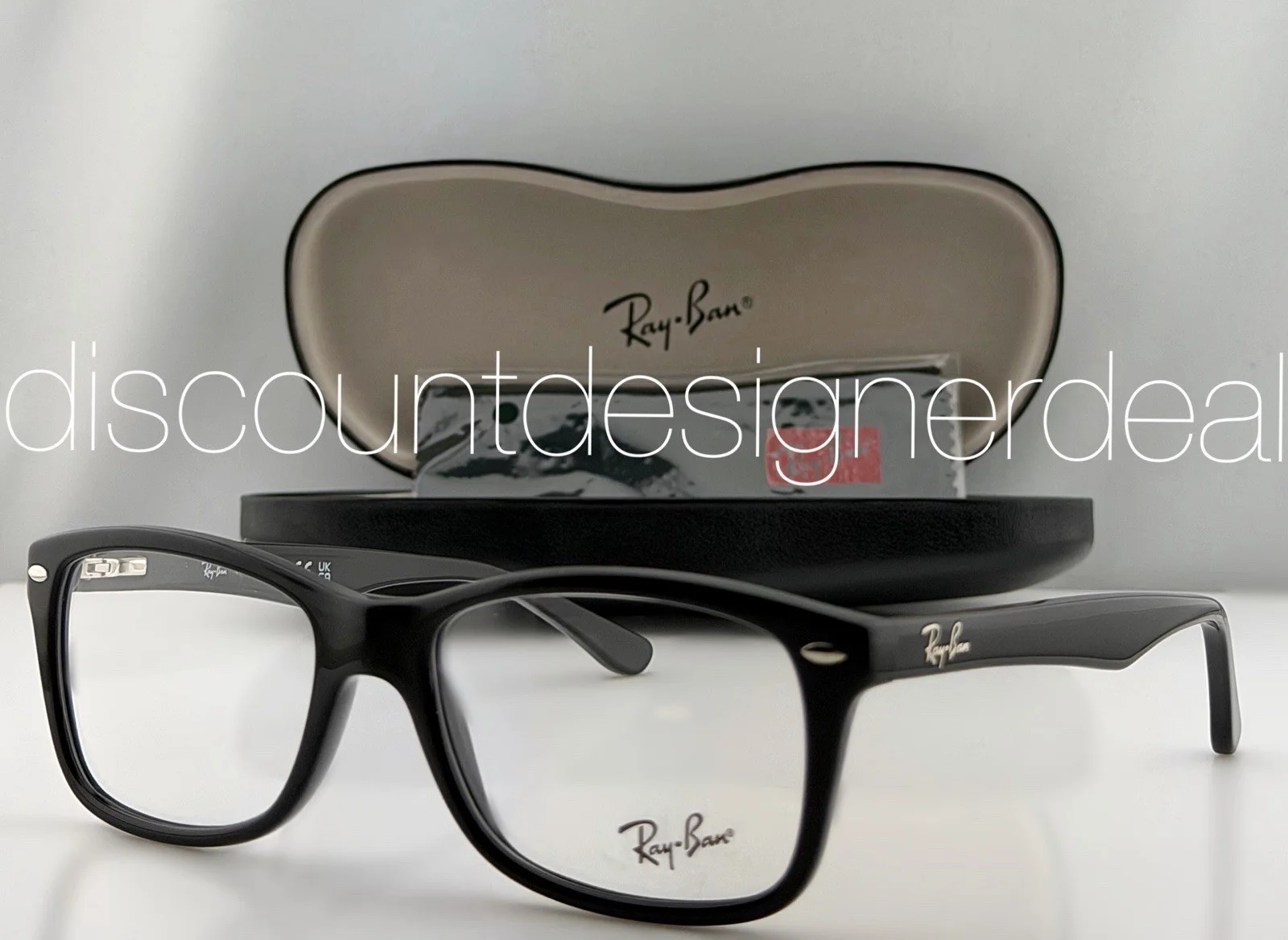 RAY BAN RX7017 5943 Transparent Rectangle 56 mm Men 4